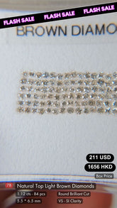 Natural Top Light Brown Diamond (1.12 cts)